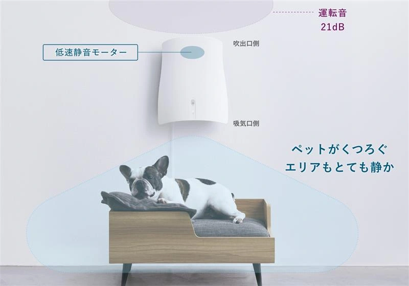 "QAIS-air-" sterilizing deodorizing machine for pets