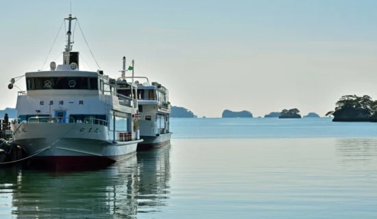 从仙台出发的一日游日本三景松岛游览船乘船・松岛离宫・瑞严寺+竹叶蟹&牡蛎♪<火木金土限定/仙台站出发和到达>